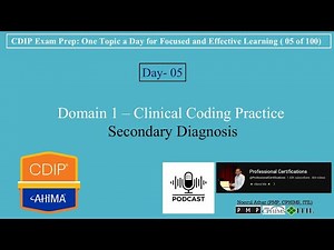 CDIP Exam Prep 005-Secondary Diagnosis