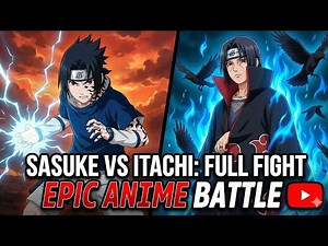 Sasuke vs Itachi Full Fight | Uchiha Battle | Ultimate Showdown (4K Remastered)