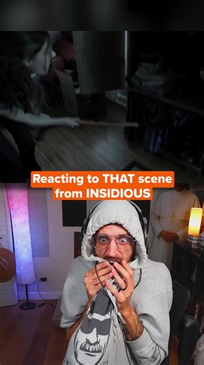 Insidious is TOO SCARY! #insidious #horrorfilm #movie #reaction #fyp | insidious