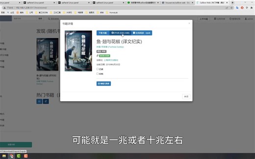 树莓派4B（Raspberry Pi）：calibre web电子书库
