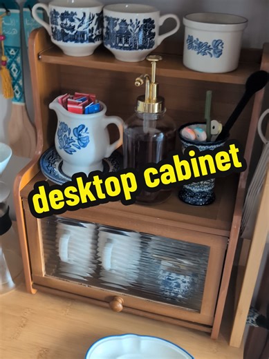 Organize Your Space with This Stylish Countertop Cabinet