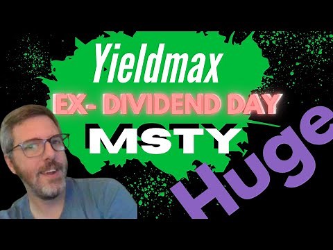 💵 Huge Dividends Incoming? MSTY ETF’s Ex-Dividend Date Explained! 📅🔥#msty #yieldmax #groupd #etf