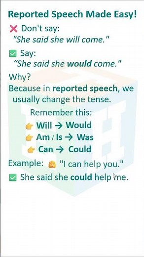 Reported Speech Made Easy | English + Tagalog Grammar