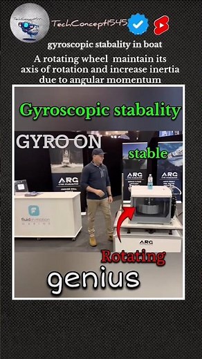 how your boat survive in heavy wave | gyroscopic stablizer in boat #engineering #demonstration #fact