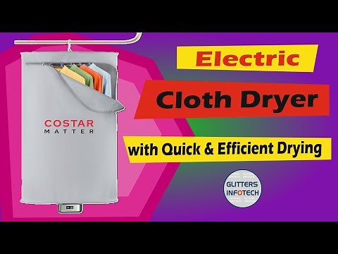 I finally found an easy-to-use Clothes Dryer | Folding Electric Cloth Drying Machine | CostarMatter