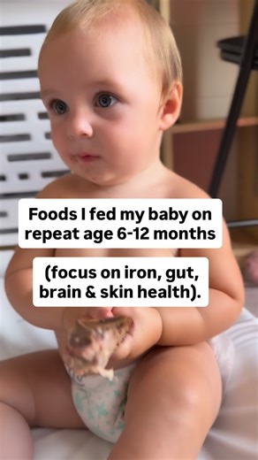 ➡️Comment “MASTERCLASS” for my free baby toddler nutrition Masterclass - What they *really* need ➡️Comment “MILK2MEAT” for my starting solids bundle, including how to heal eczema and allergies, 130 recipes and more 💖 ❗️Must follow me @themeatbasednutritionist or link can’t sent 🔗 What Jacob ate this week (at 7 months) 🚀 He’s got 3 teeth, cutting 3 more (all at once), so he is having boobie 100 times a day / night 😝 🤱 BUT he also loves the metal spoon covered in some food to chew on 🦷 🥄 He
