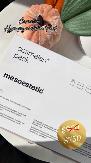 Transform your skin with the Cosmelan Peel, the ultimate solution for reducing dark spots and hyperpigmentation. ✨ Enjoy the Cosmelan Peel for $750 this month of October at True Jewel Cosmetic Center. 👻🎃