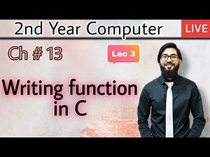Writing Function in C with example
