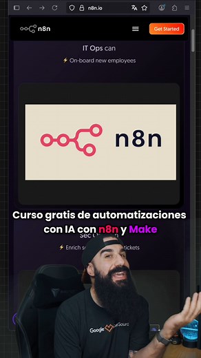 582K views · 11K reactions | Curso gratis de automatizaciones con IA con n8n y Make! #programacion #programadores #n8n #make #ia | Brais Moure | Facebook