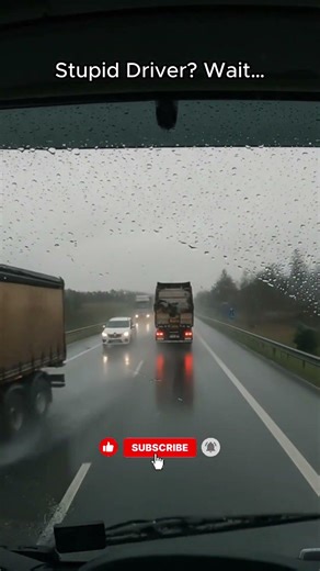 Stupid driving the Wrong Way on the Highway #shorts #truckdriver