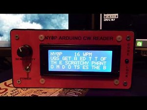 Arduino based CW reader NY0P