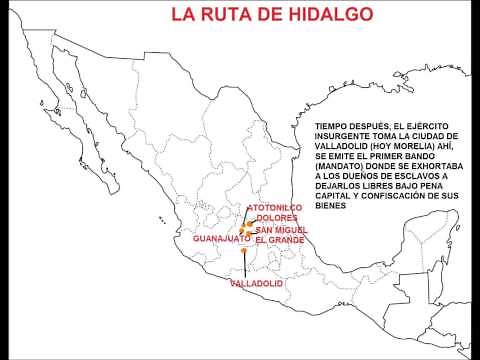 La ruta de Hidalgo