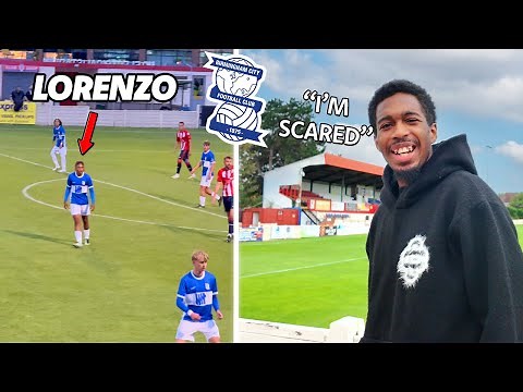 WE WATCHED LORENZO PLAY AGAINST GROWN MEN!