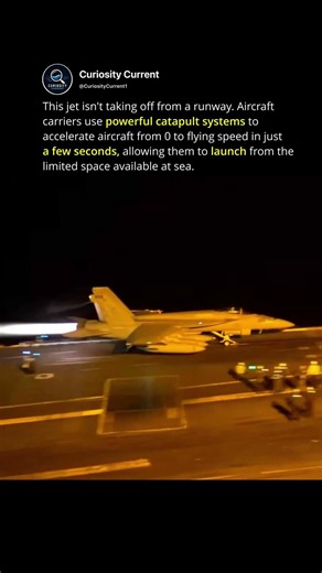 How fighter jets launch from ships