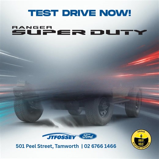 🔥 It’s Friday… and that means SUPER DUTY DAY at JT Fossey! 🔥 Meet the Ford Ranger Super Duty — the beast built for the biggest and toughest jobs. Developed right here in Australia, it boasts a massive 4,500kg towing capacity and a 4,500kg GVM. Expect enhanced dimensions, bigger payloads, and serious muscle that goes beyond the current Ranger’s capabilities. Ford calls it “the toughest Ranger ever made” — and they’re not kidding. 💪 Load it, tow it, haul it — the Super Duty does it all with con
