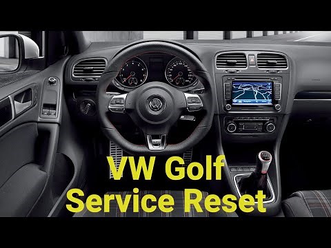 VW Golf Service Reminder Reset - 2012 VW Golf