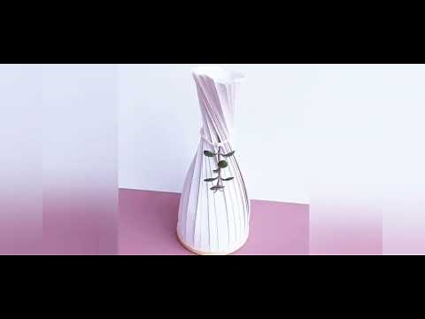 Lampe aus Papier bauen ohne zu kleben -einfache, schnelle DIY homedekor Idee. Wohndeko, Papierlampe