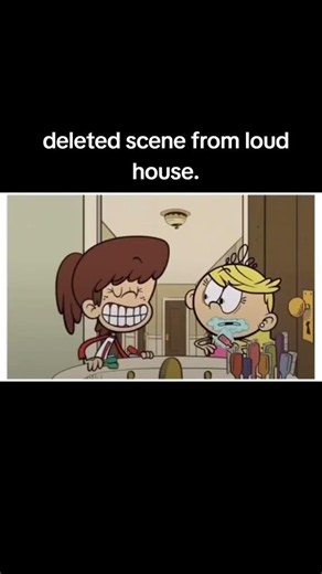 her teeth with 4 brushes and her gums start to bleed while lola faints and we can see Lucy smiling