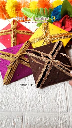Handmade Cash Envelope | Shagun Envelope Design for Wedding & Festivals #shorts #viralshort #easydiy