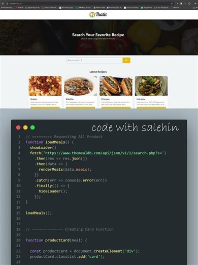 Recipe App With API ‪@codewithsalehin‬