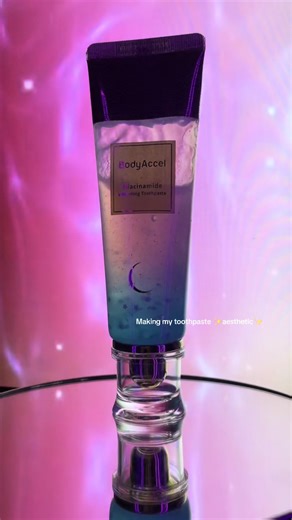 Aesthetic Toothpaste Creation with Body Accel