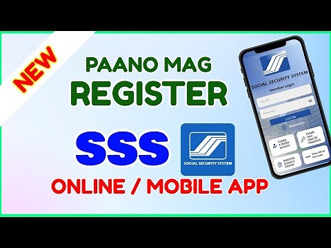 How to Register SSS Online Mobile App Paano Mag Sign Up SSS Online