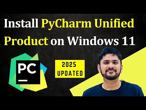How to install PyCharm Unified Product on Windows 11 | Run first Python Project