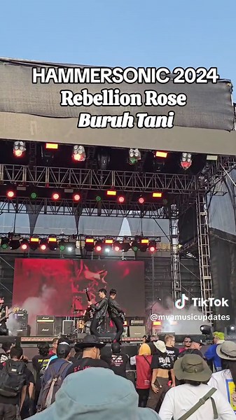 Hammersonic 2024 Stage with Rebellion Rose Hardcore Band