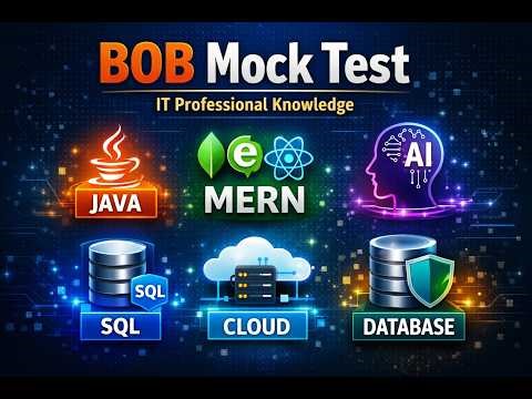BOB IT Officer Mock Test | Professional Knowledge