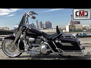 CMC Motorsports California Gangster Style Harley-Davidson Black Cherry Road King