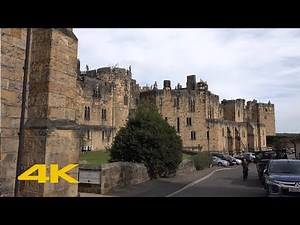 Alnwick Walk: Town Centre & Castle【4K】