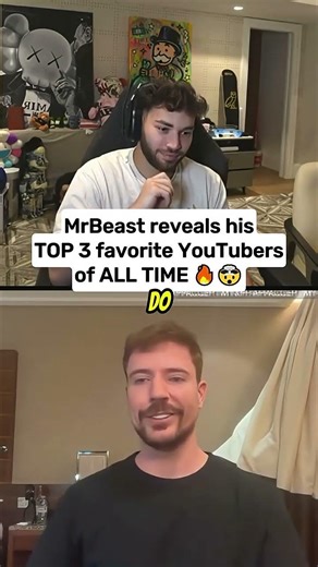MrBeast reveals his PERSONAL Top 3 YouTubers to Adin Ross (SURPRISING)