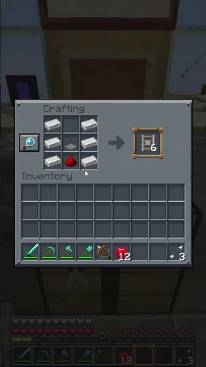Minecraft Guide: How to craft Detector Rail #shortvideo #minecraft #mctutorial #gaming #tutorial