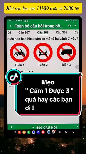 Mẹo học 600 câu lý thuyết lái xe ô tô B1-B2-C-D-E-F