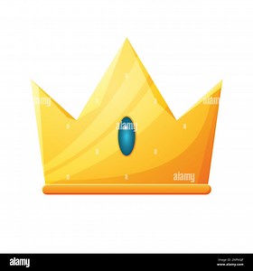 Game UI asset. Gaming user interface crown icon. vector illustration Stock Vector Image & Art - Alamy