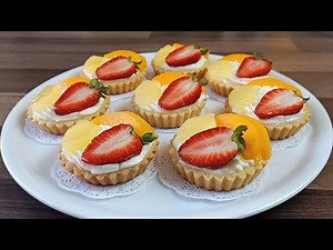 تارتولات قمة فالبنة 😍 بعجينة مقرمشة و كريمة خفيفة و لذيذة جدا