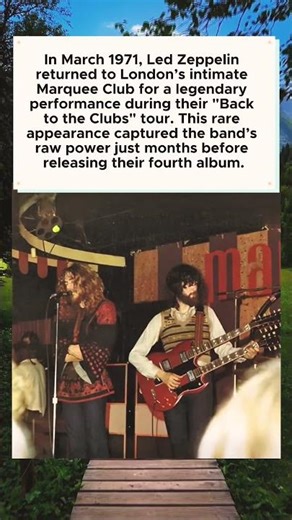 Led Zeppelin: Live at the Marquee Club 1971 🎸