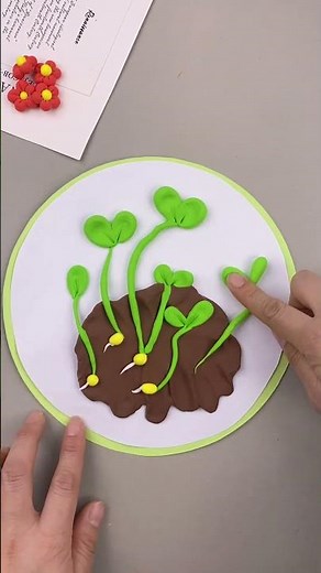 Spring is here! Let's make some creative spring sprout crafts together! #kindergartencrafts