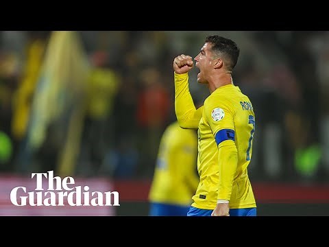 Cristiano Ronaldo makes obscene gesture towards crowd after 'Messi' taunts