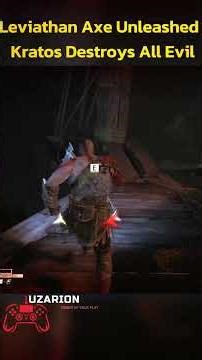 Leviathan Axe Unleashed — Kratos Destroys All Evil #godofwar #gamingshorts