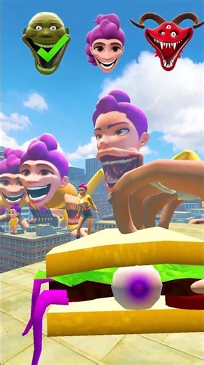 FIND ALL ROBLOX HUNGRY WORM 2D vs 3D RUMI LIN GANG MELON IN BIG CITY GARRY`S MOD GMOD