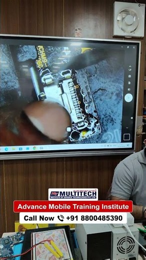 Mobile Repairing Course | Student Learning Charging Jack Repair | Practical Training Multitech