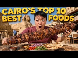 Top 10 Best STREET FOODS in Cairo Egypt | ULTIMATE Local Egyptian FOOD TOUR