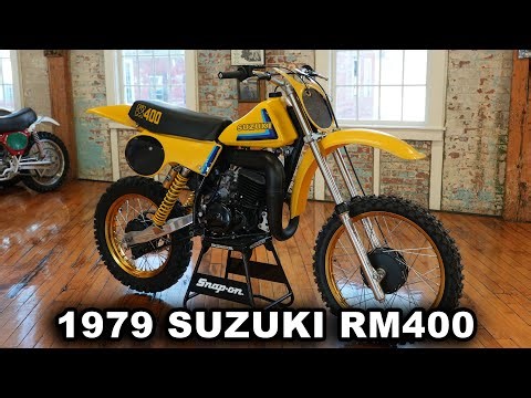 STUNNING 1979 SUZUKI RM400 RESTORATION