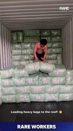 This Container Loading is PEAK "Human Tetris" Energy!