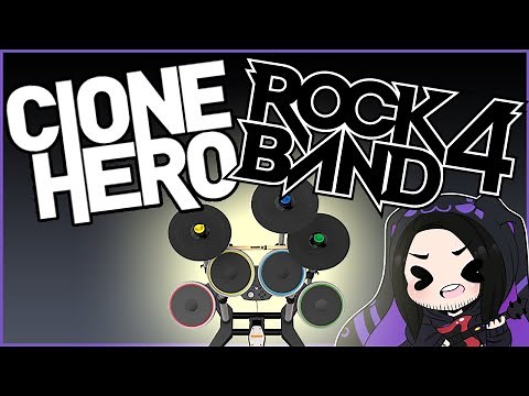 Testing RB4 Drums on Clone Hero