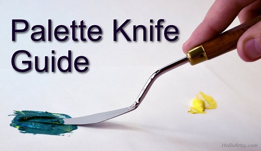Palette Knife - Quick Guide to Mixing Paint - HelloArtsy
