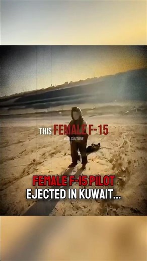 Female F-15 pilot who ejected is helped by locals‼️🤯