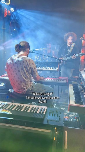 Burning Daylight til the flames all gone 🧨 🔥 ⛰️ @mishawakaamphitheatre - Bellvue, CO - 8/3/25 #jamband #coloradomusic #DogPound🐶 | Dogs In A Pile