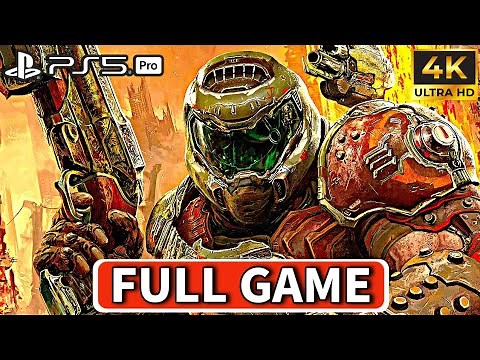 DOOM Eternal - Full Gameplay 100% Walkthrough + Anicent Gods DLC [PS5 PRO Enhanced 4K60FPS]